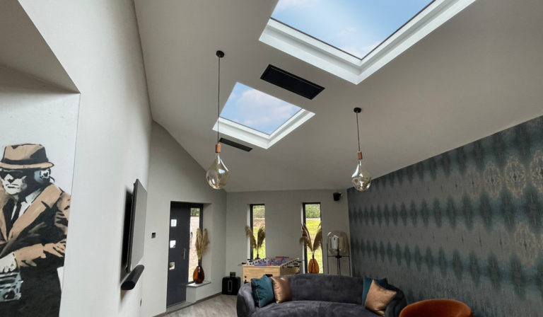 Krystal Black recess ceiling installation